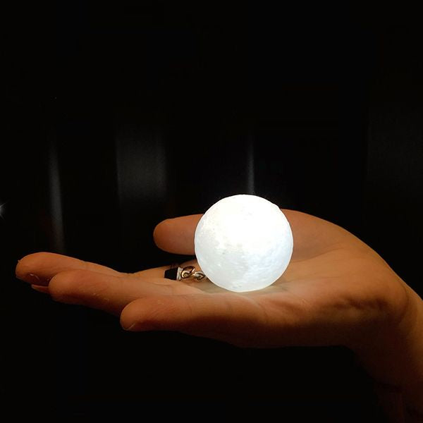 full moon keychain