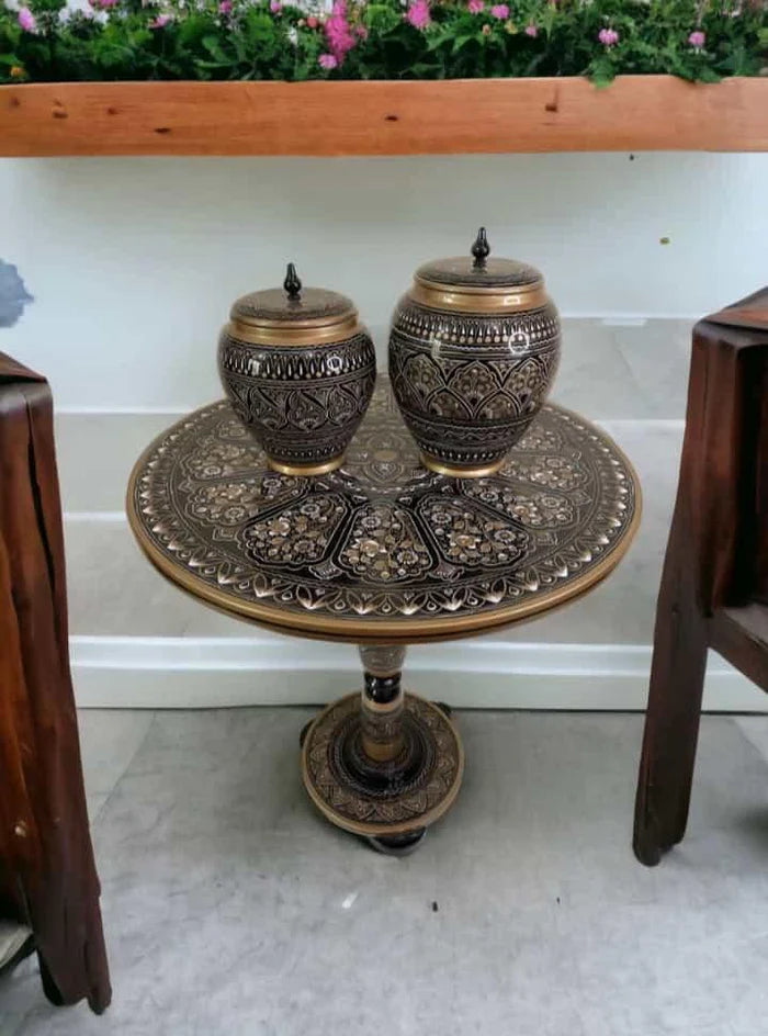 Elegant Naqshi Art Table Set