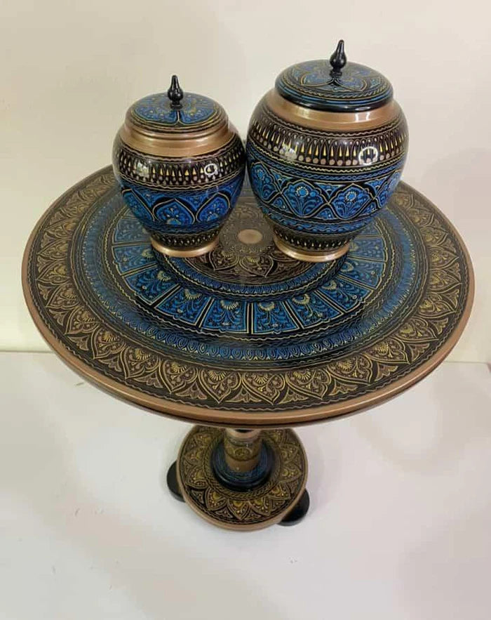 Elegant Naqshi Art Table Set