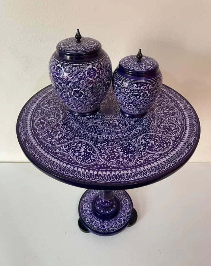 Elegant Naqshi Art Table Set